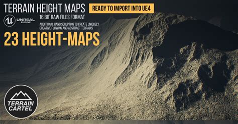 ArtStation - UE4 Terrain Height Maps | Game Assets