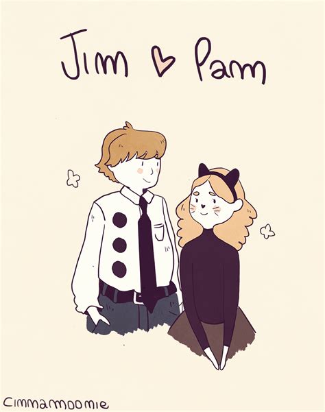 artists on tumblr jim and pam gif | WiffleGif