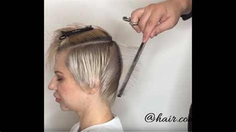 КОРОТКАЯ СТРИЖКА С КОРОТКОЙ ЧЕЛКОЙ - ВЕРТИКАЛЬНАЯ ГРАДУИРОВКА" ОСНОВЫ ...