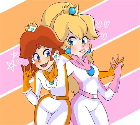 Princess Peach and Daisy by Chibicmps on DeviantArt