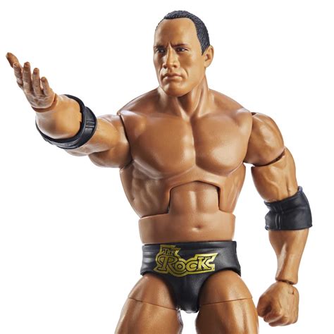 WWE The Rock WrestleMania Elite Collection Action Figure | MATTEL