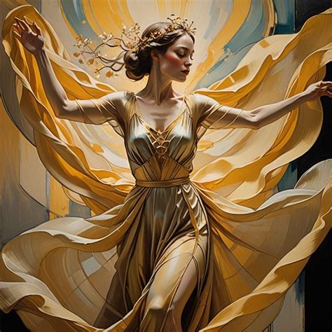 Naked dance - Ethereal Ballerina in Dreamlike Atmosphere