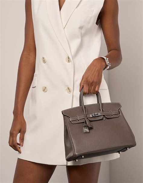 Hermès Birkin 25 Epsom Etoupe | SACLÀB