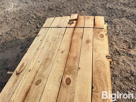 1" X 6" X 8' Pine Lumber BigIron Auctions