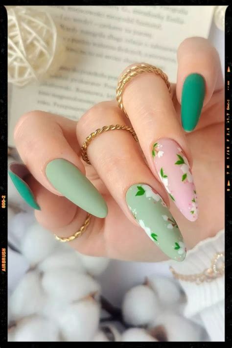 Spring Nails Idea | Gel nails, Floral nails, Spring nails