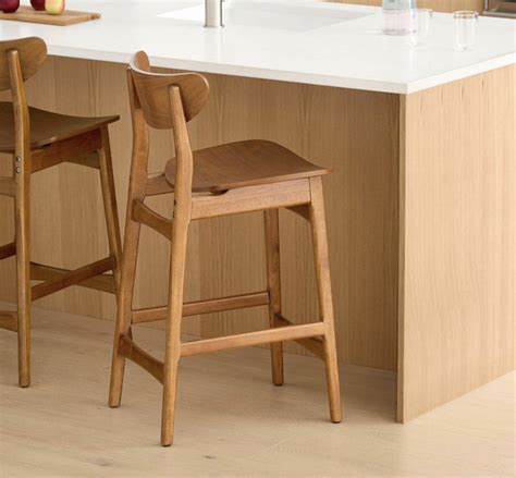 34 Best Wooden Bar Stools That Will Transform Your Kitchen - Happily ...