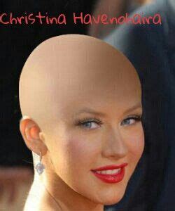 call  bald christina aguilera christina havenohaira