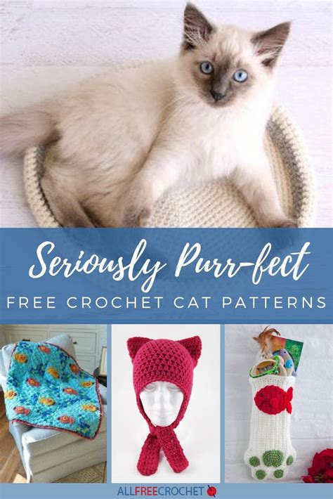 43 Free Crochet Patterns for Cat Lovers | AllFreeCrochet.com