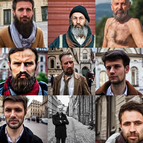 a hungarian man with typical hungarian features | Stable Diffusion