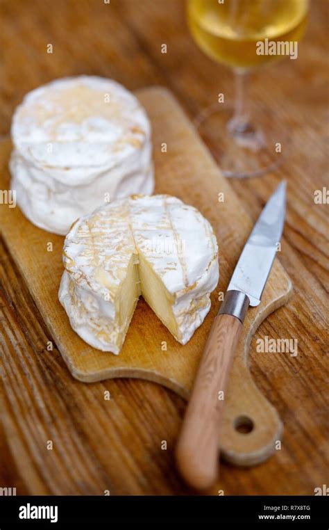 chaource cheese  res stock photography  images alamy