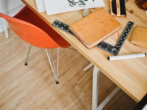 images desk notebook table wood guitar chair floor