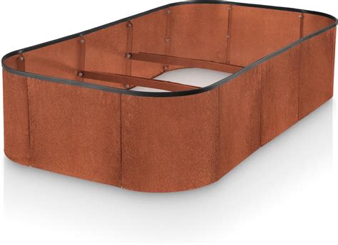 Amazon.com: Veradek Corten Steel Series Raised Garden Bed - Large Metal