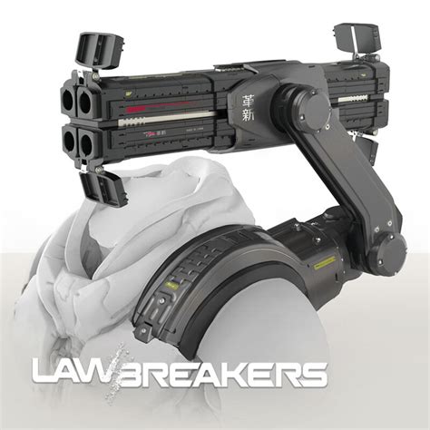 ArtStation - Lawbreakers | Anvil Rocket Launcher, Ethan Evans