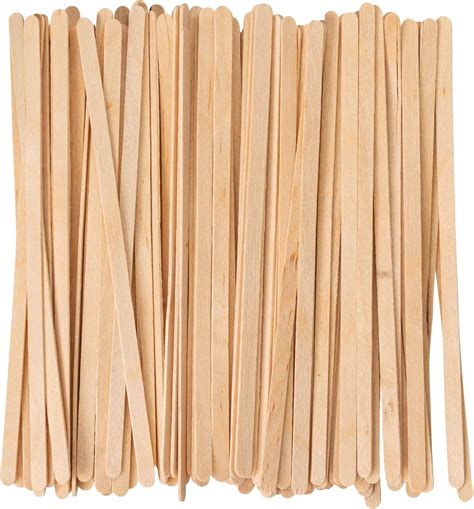 GUSTO [500 Count] 5.5 Inch Wooden Coffee Stirrers - Wood Stir Sticks