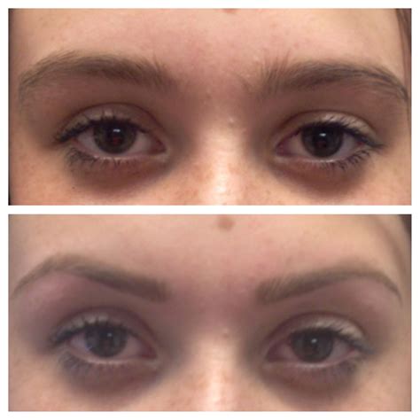 Another BBT - This TBL Clients eyebrows are naturally straight/flat