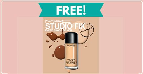 free 10-day Sample of MAC Foundation - Free Samples By Mail