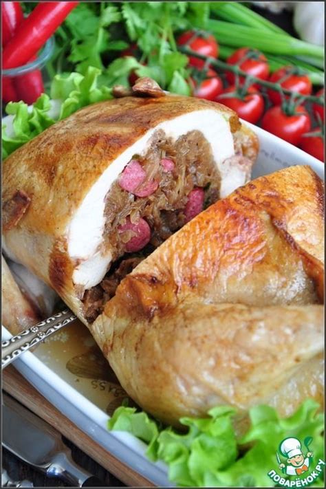 Фаршированная курица без костей | Recipe | Recipes, Cooking recipes, Food