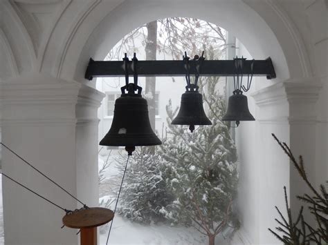 Ringing Church Bells In Winter