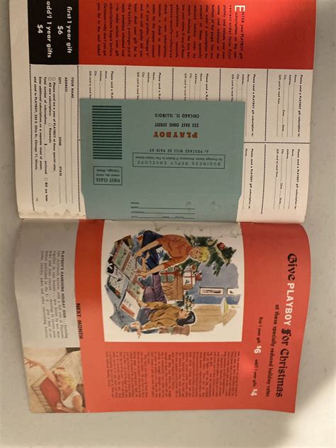 Original Playboy Magazine December 1956 Lisa Winters Julie Newmar