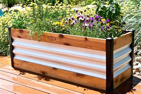 Corrugated Metal Raised Garden Beds Diy