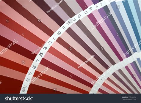 Pantone Color Palette Catalogue Close Stock Photo 155195594 | Shutterstock