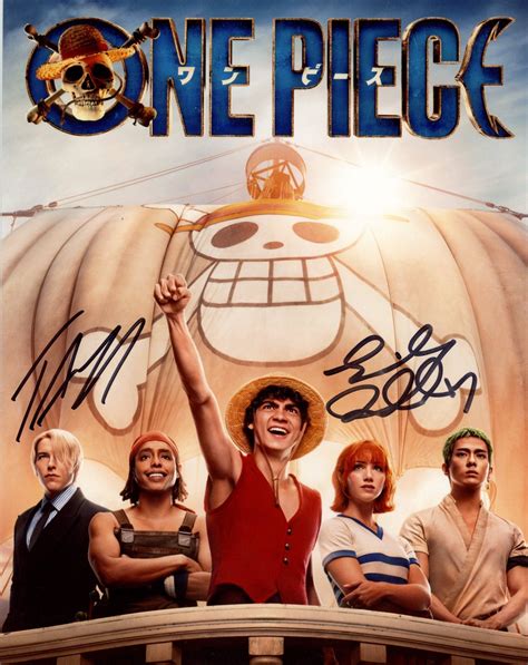 One Piece 8x10 Signed Photo Emily Rudd, Taz Skylar JSA Certified Autog