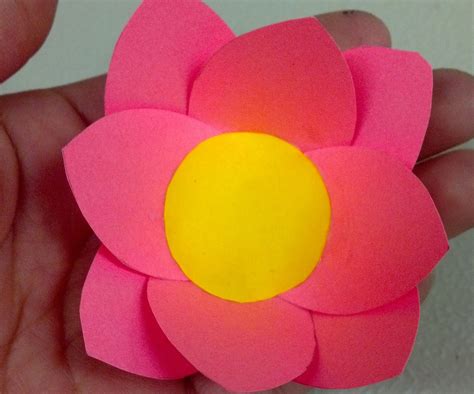 easy diy flower  steps instructables