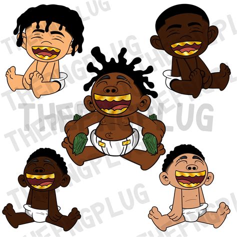 Digital Filled Cartoon Character 80's Baby Sublimation Vintage Cartoon