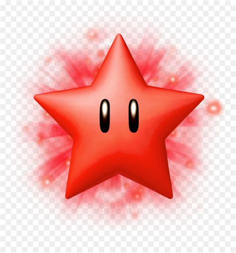 Super Mario Red Star , Png Download - Super Mario Red Star, Transparent Png - vhv