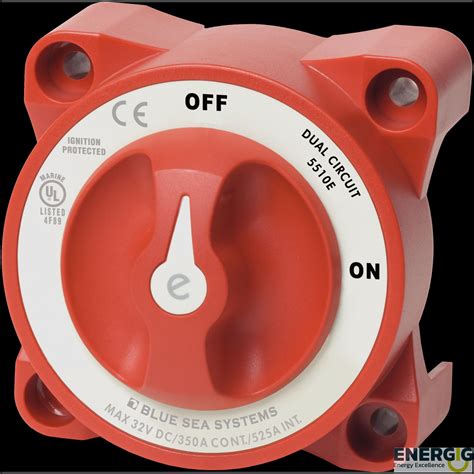Blue Sea Systems Switch Battery e-Series Dual Circuit