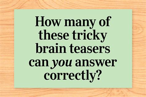 58 Brain Teasers with Answers! Mind Puzzles That Will Stump You