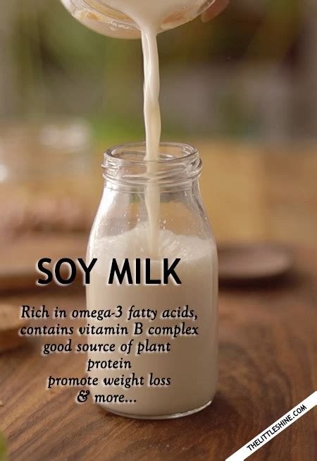 SOY MILK BENEFITS AND RECIPE - The Little Shine
