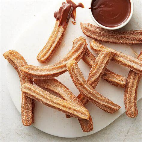 Churros with Chocolate Dipping Sauce Recipe | Land O’Lakes