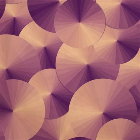 vector rounded shapes pattern design