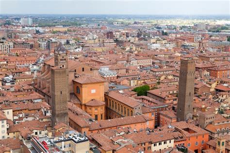 Premium Photo | Aerial view of the bologna cathedral