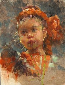 michael maczuga work detail headdress portrait art artist