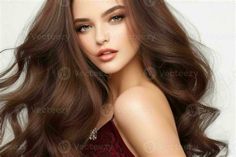 beautiful woman fashion model with long hair. AI Generative Pro Photo ...