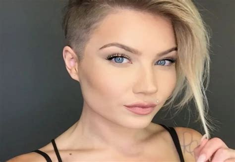 Cabelo Feminino Raspado - Cabelo Feminino Raspado de um Lado 2025: Fotos e Tendências - HPG