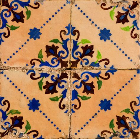 Traditional Spanish Set of 24 Tile Stickers Wall Decals - Etsy