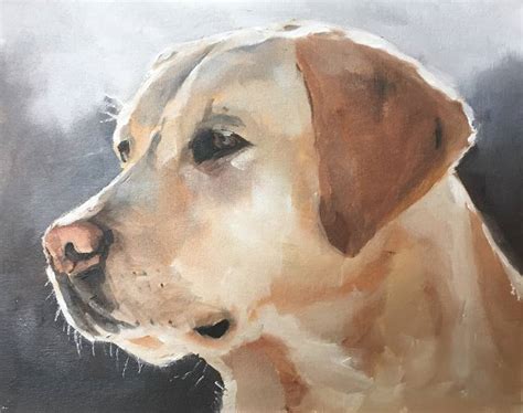 Labrador Dog Painting by James Coates | Saatchi Art