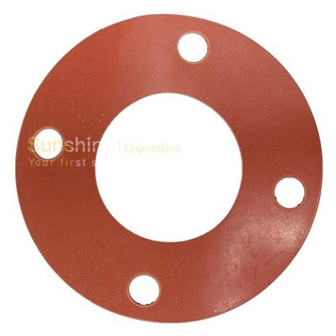 Red SBR Rubber Flange Gasket | Styrene Butadiene Gasket