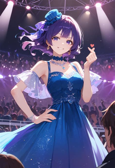 Score_9, score_8_up, score_7_up, 1girl finger heart, light smile