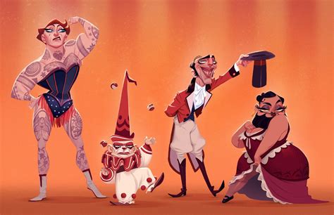 ArtStation - Circus troupe Tutorial, James Castillo | Character design ...