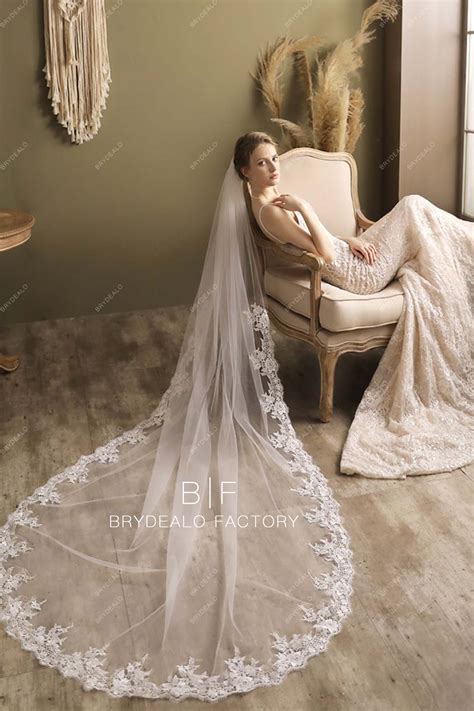 Wedding veil lace trim 60 photos - Astyledwedding.com