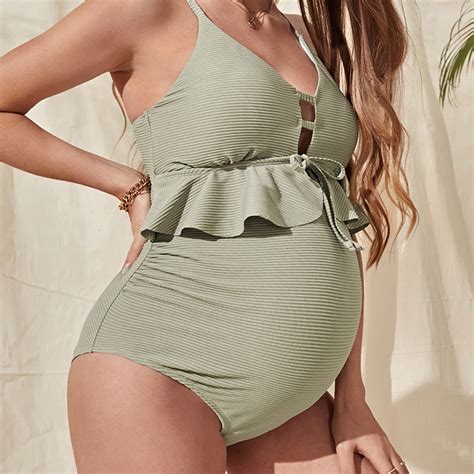 Aloohaidyvio Maternity Swimsuit Plus Size,Maternity Swimsuit One Piece