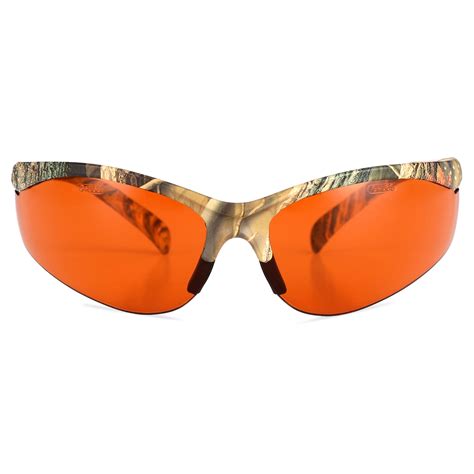 Safety Vu Rimless Safety Glasses, Camo/Orange - Walmart.com