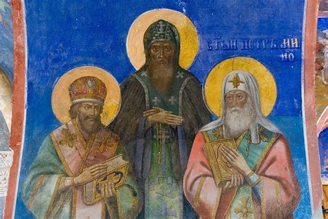 Фреска в Преображенском храме монастыря Святого Евфимия, Суздаль - Икона
