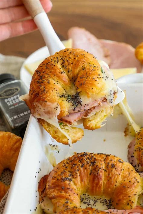 Croissant With Ham and Cheese - Sweet Cs Designs