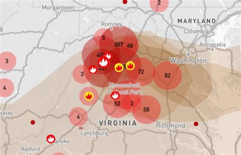 Virginia wildfire map: See where fires are blazing as some areas deal ...