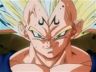 Majin Vegeta Vs Goku Gif